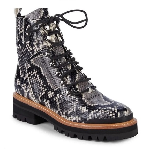 Marc Fisher Izzie 2 Snakeskin Boots 7.5 - Picture 1 of 5